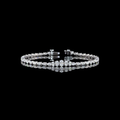 White gold Diamond Riviera Bracelet · 3.29 ct