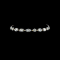 Yellow gold Diamond Station Bracelet · 8.24 ct