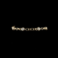 Yellow gold Diamond Station Bracelet · 2.09 ct