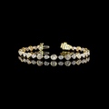 White gold Diamond Station Bracelet · 5.17 ct