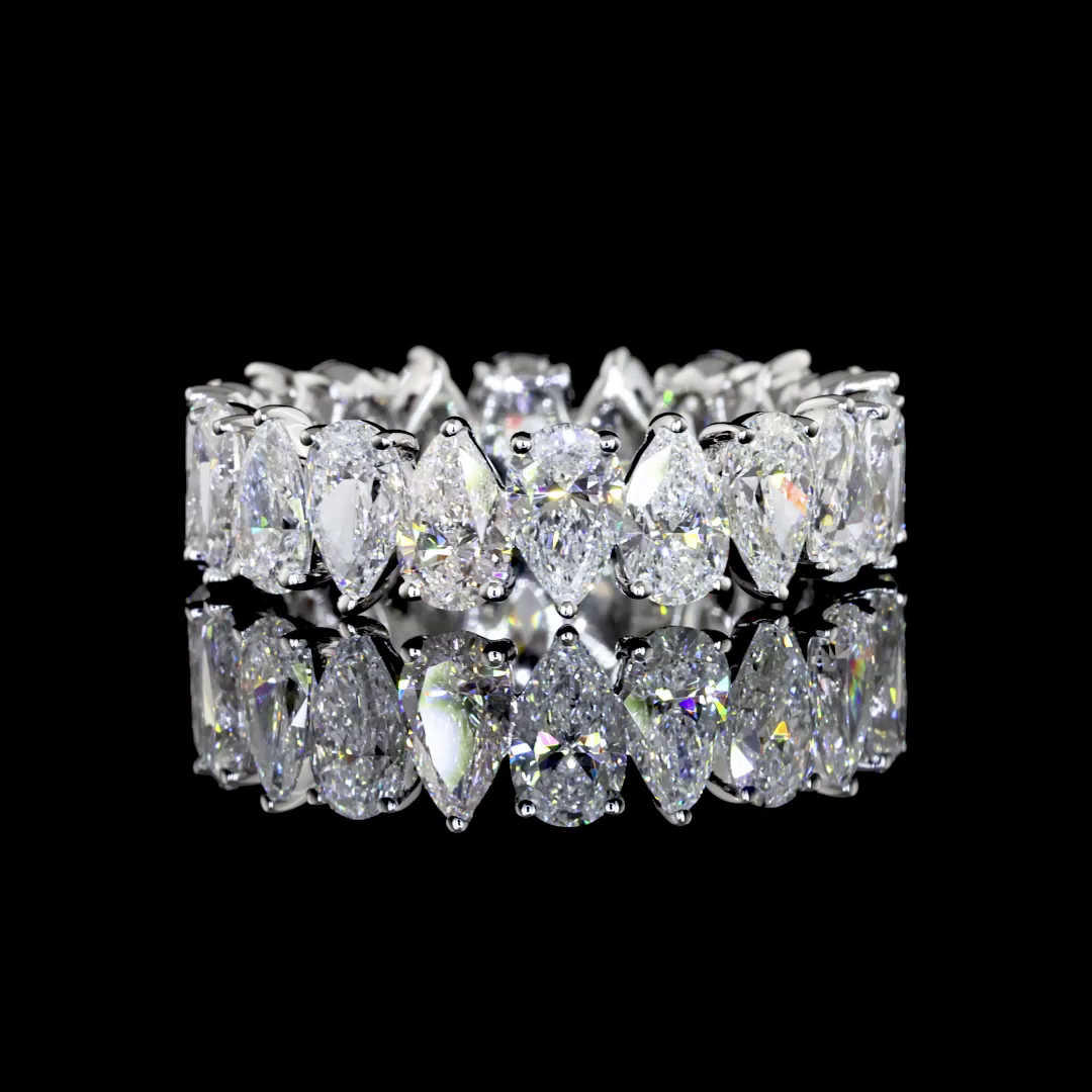 White gold Diamond Eternity Band · 3.77 ct
