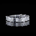 White gold Diamond Half Eternity Band · 3.28 ct