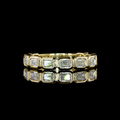 Yellow gold Diamond Three-Quarter Band · 1.14 ct