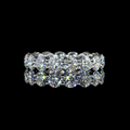 White gold Diamond Eternity Band · 3.85 ct