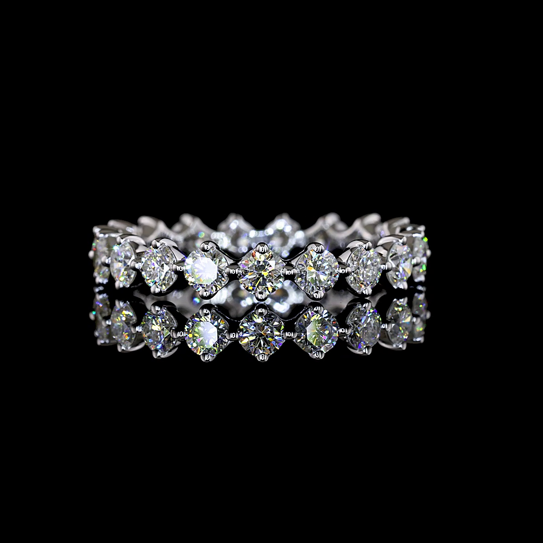 White gold Diamond Eternity Band · 1.58 ct