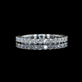 White gold Diamond Three-Quarter Band · 0.7 ct