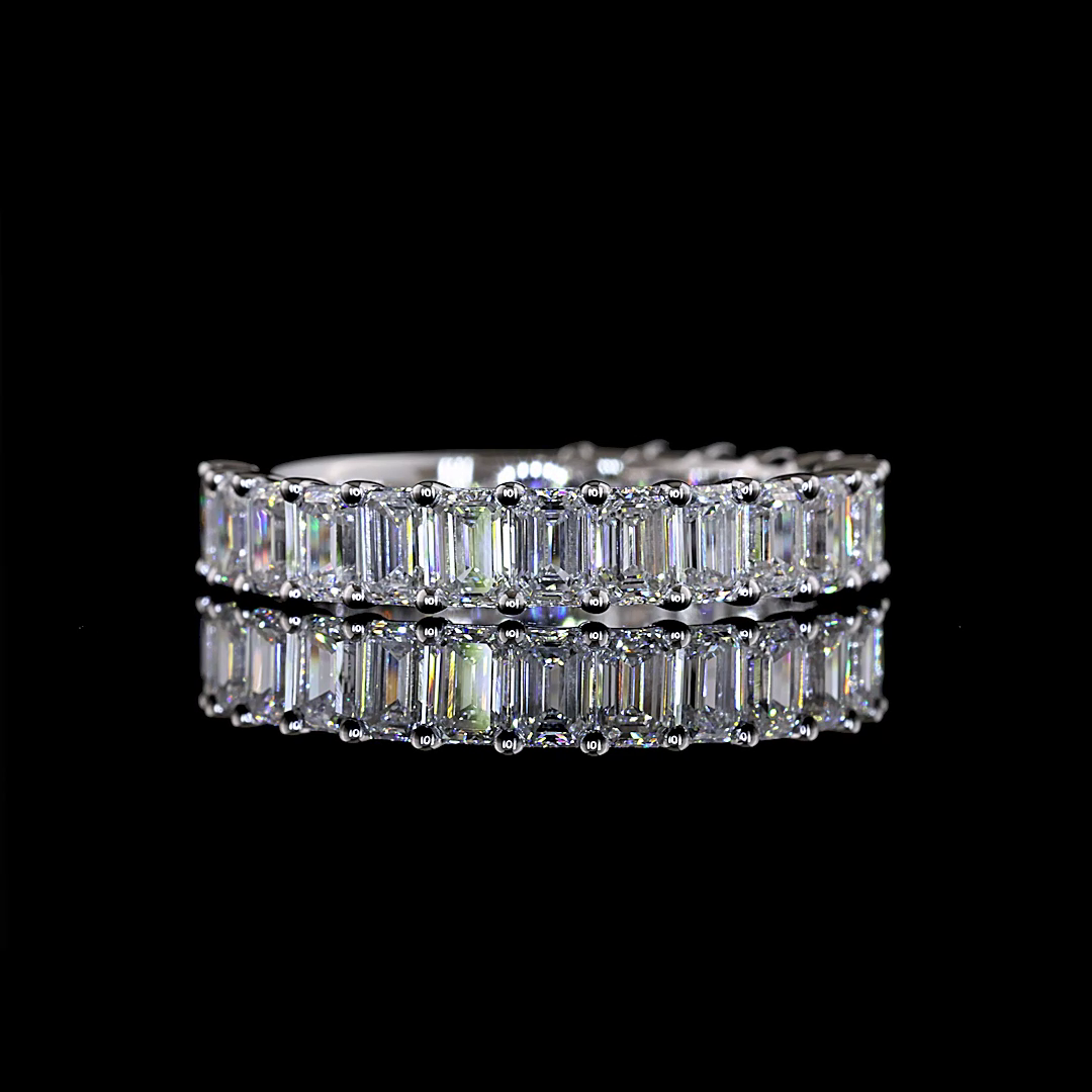 White gold Diamond Three-Quarter Band · 2.08 ct