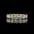 Yellow gold Diamond Eternity Band · 4.49 ct