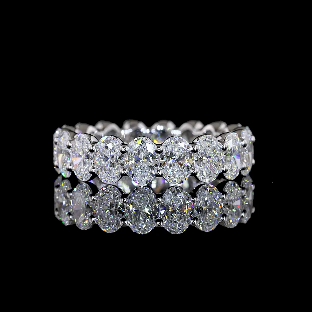 White gold Diamond Eternity Band · 4.51 ct