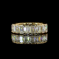Yellow gold Diamond Eternity Band · 5.16 ct