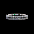 White gold Diamond Three-Quarter Band · 0.37 ct