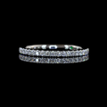White gold Diamond Half Eternity Band · 0.24 ct