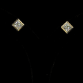 Yellow gold Diamond Studs · 3.07 ct
