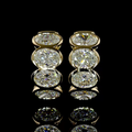 Yellow gold Diamond Huggies · 2.01 ct