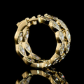 Yellow gold Diamond Huggies · 5.18 ct