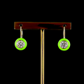 Yellow gold Diamond Hanging Earrings · 2.09 ct