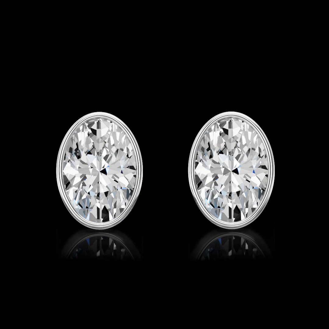 White gold Diamond Studs · 3.11 ct