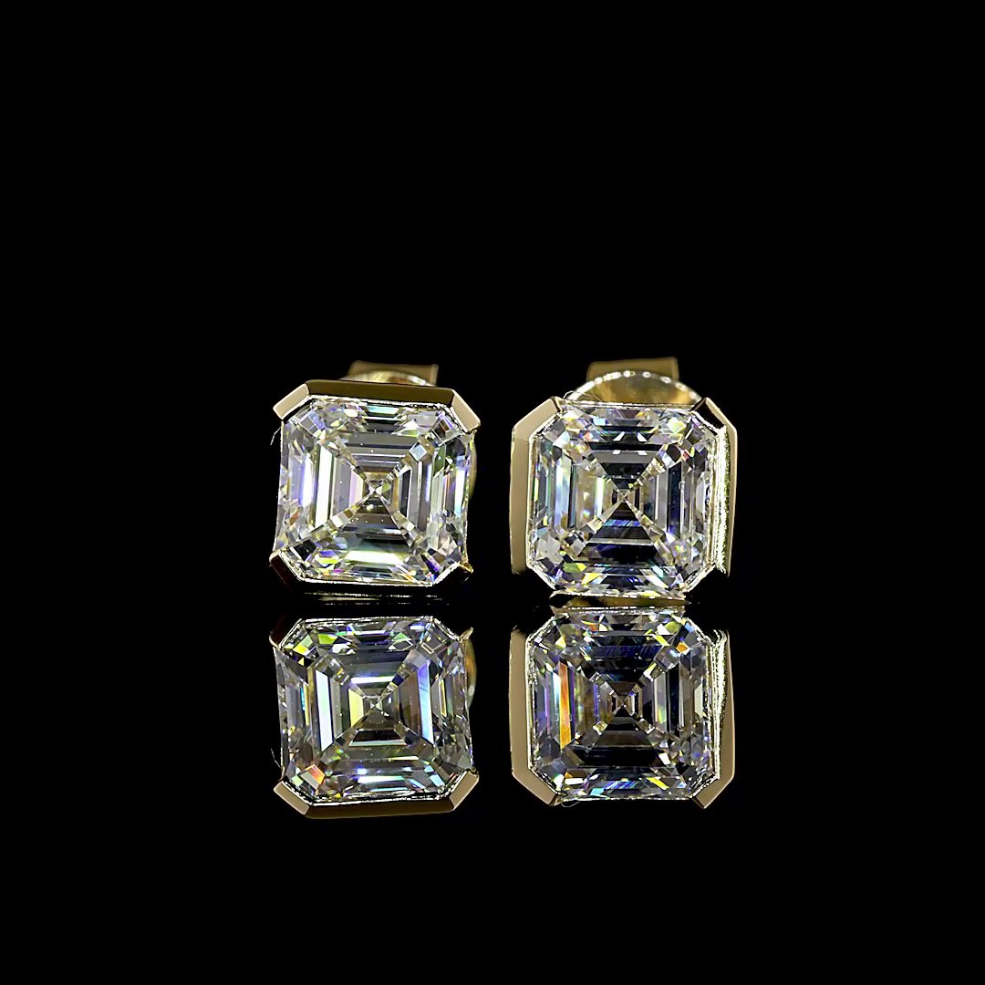 Yellow gold Diamond Studs · 1.48 ct
