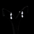 White gold Diamond Hanging Earrings · 1.95 ct