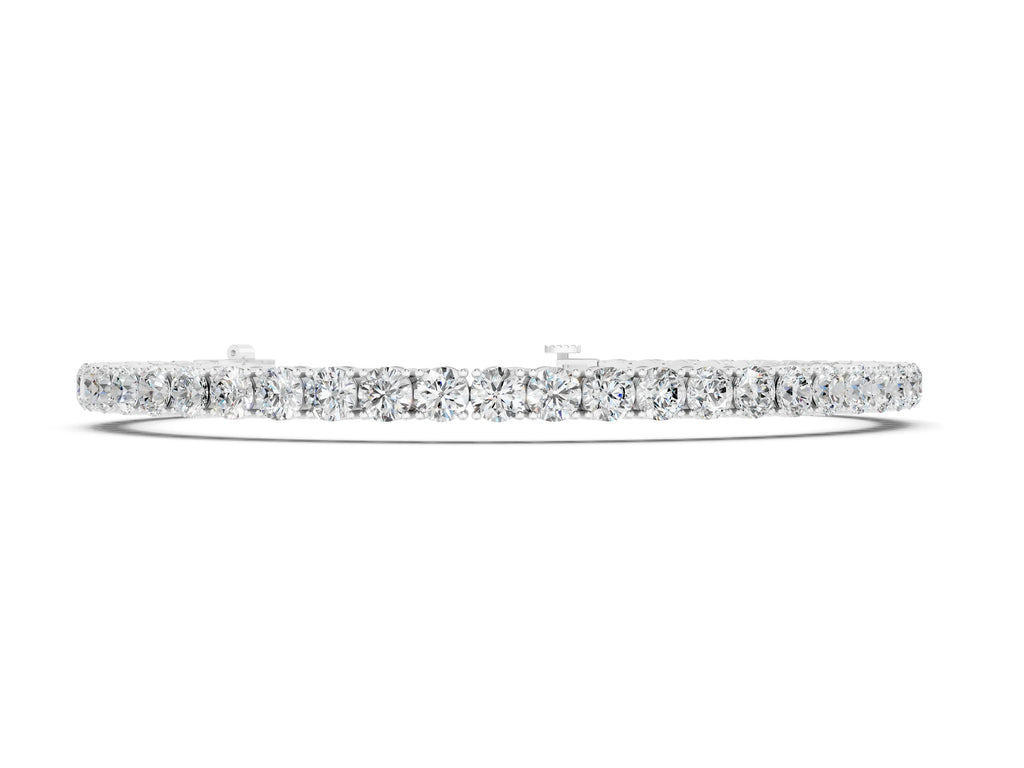 Four Prong Round Tennis Bracelet