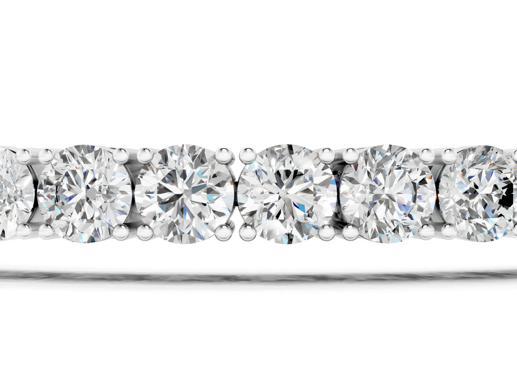 Four Prong Round Tennis Bracelet