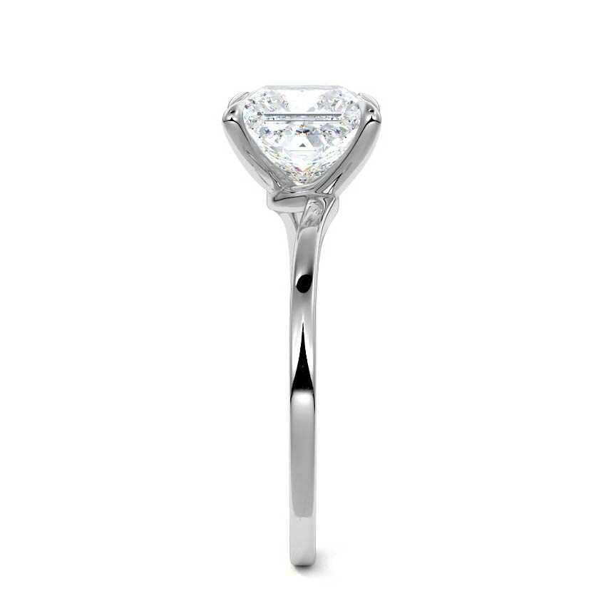 Platinum Princess Diamond Solitaire Engagement Ring
