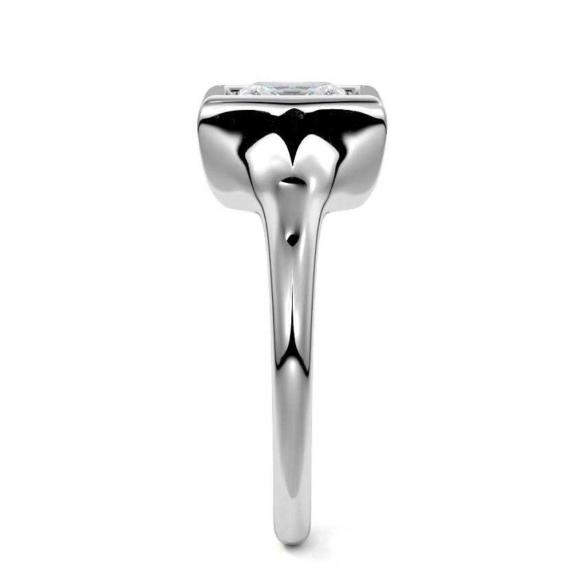 Platinum Princess Diamond Solitaire Engagement Ring