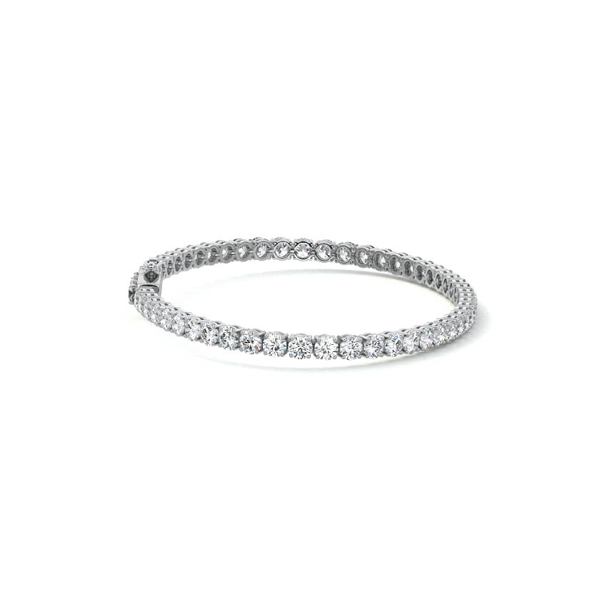 Four Prong Round Tennis Bracelet