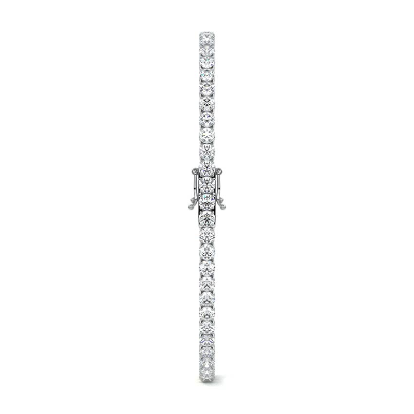 Four Prong Round Tennis Bracelet