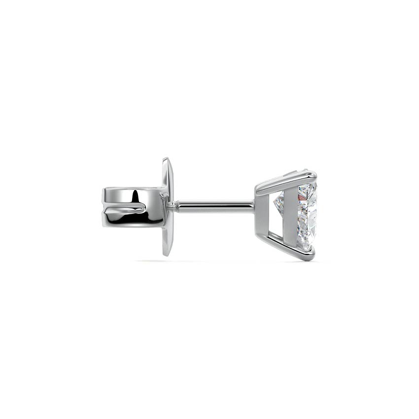 0.10ct Platinum Trillion Diamond Stud Earrings