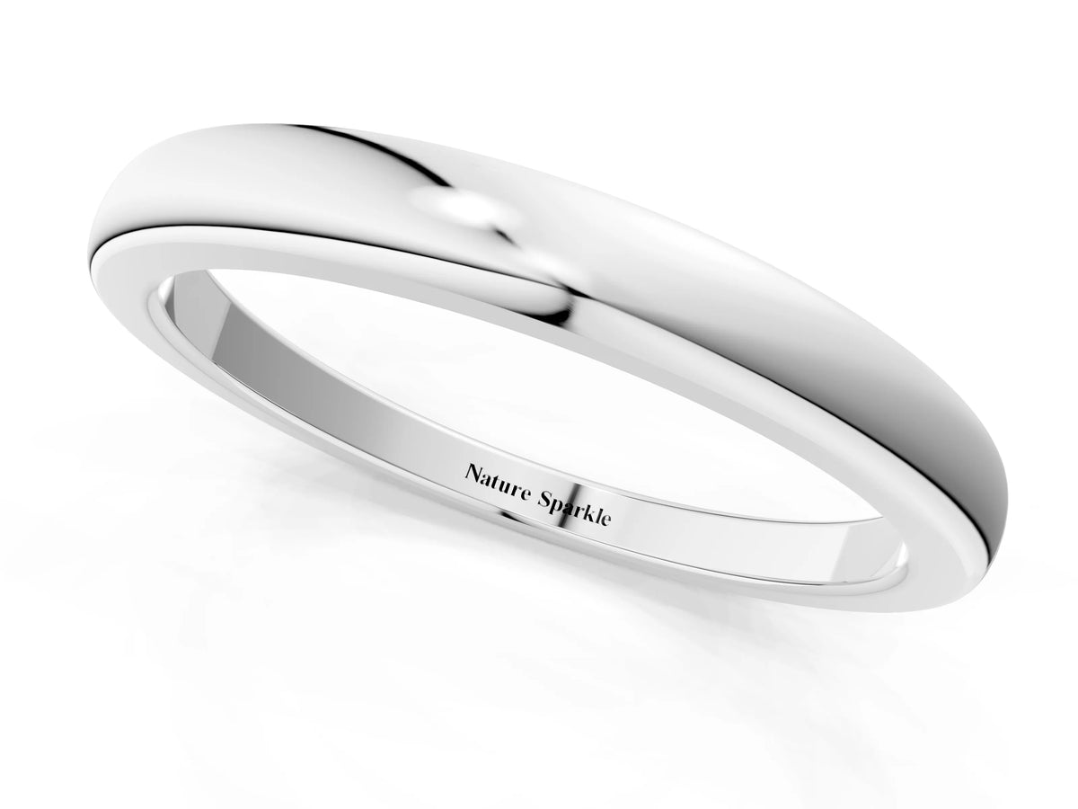 Platinum Classic Plain Metal Band