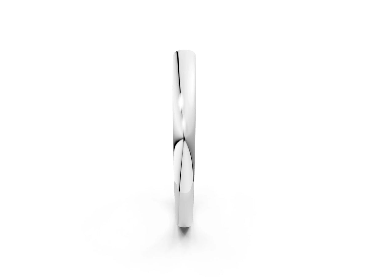 Platinum Classic Plain Metal Band