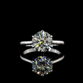 White gold Diamond Hidden Halo Ring · 2.57 ct