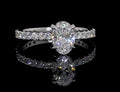 White gold Diamond Hidden Halo Ring · 1.72 ct
