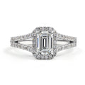White gold Diamond Split Shank Ring · 1.94 ct