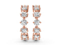 Rose gold Round Diamond Starlight Ear Cuff