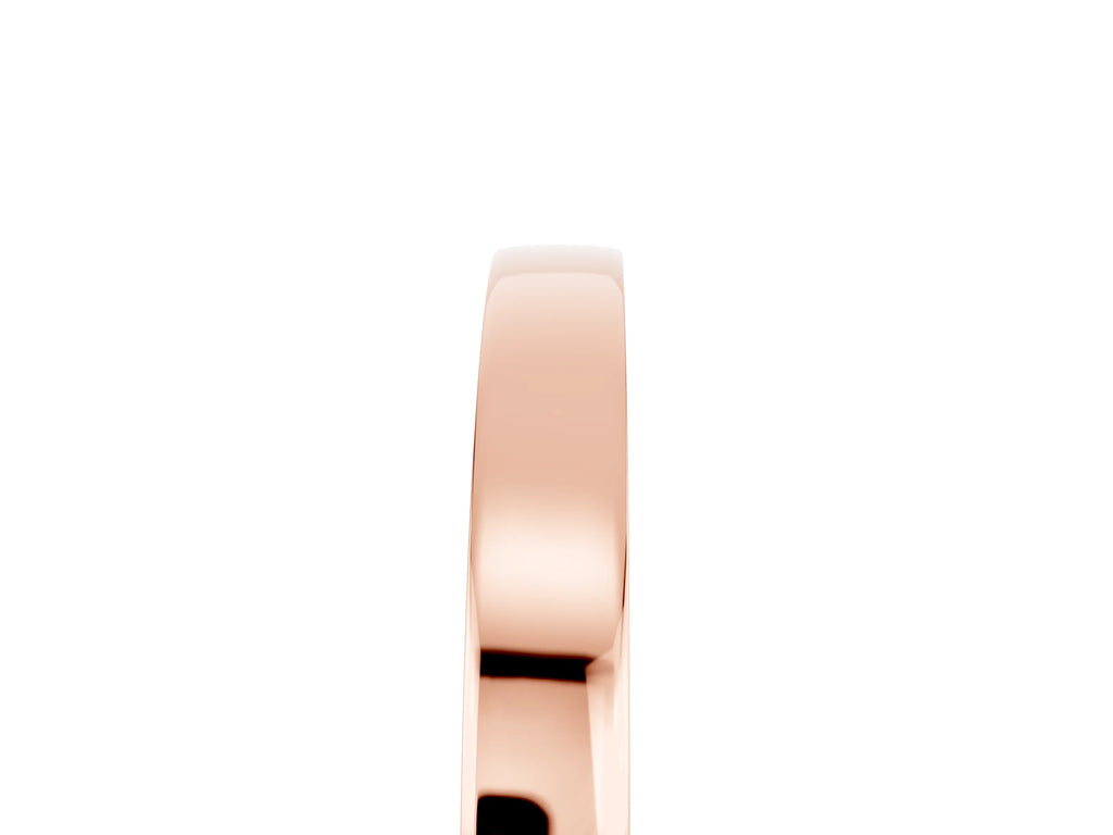 Round Peridot Pavé Band in Rose gold with Channel Setting
