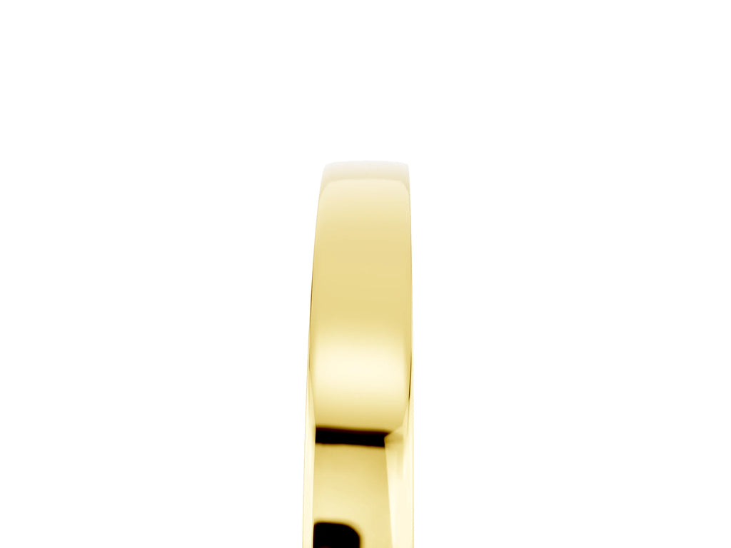 Round Ruby Pavé Band in Yellow gold with Channel Setting