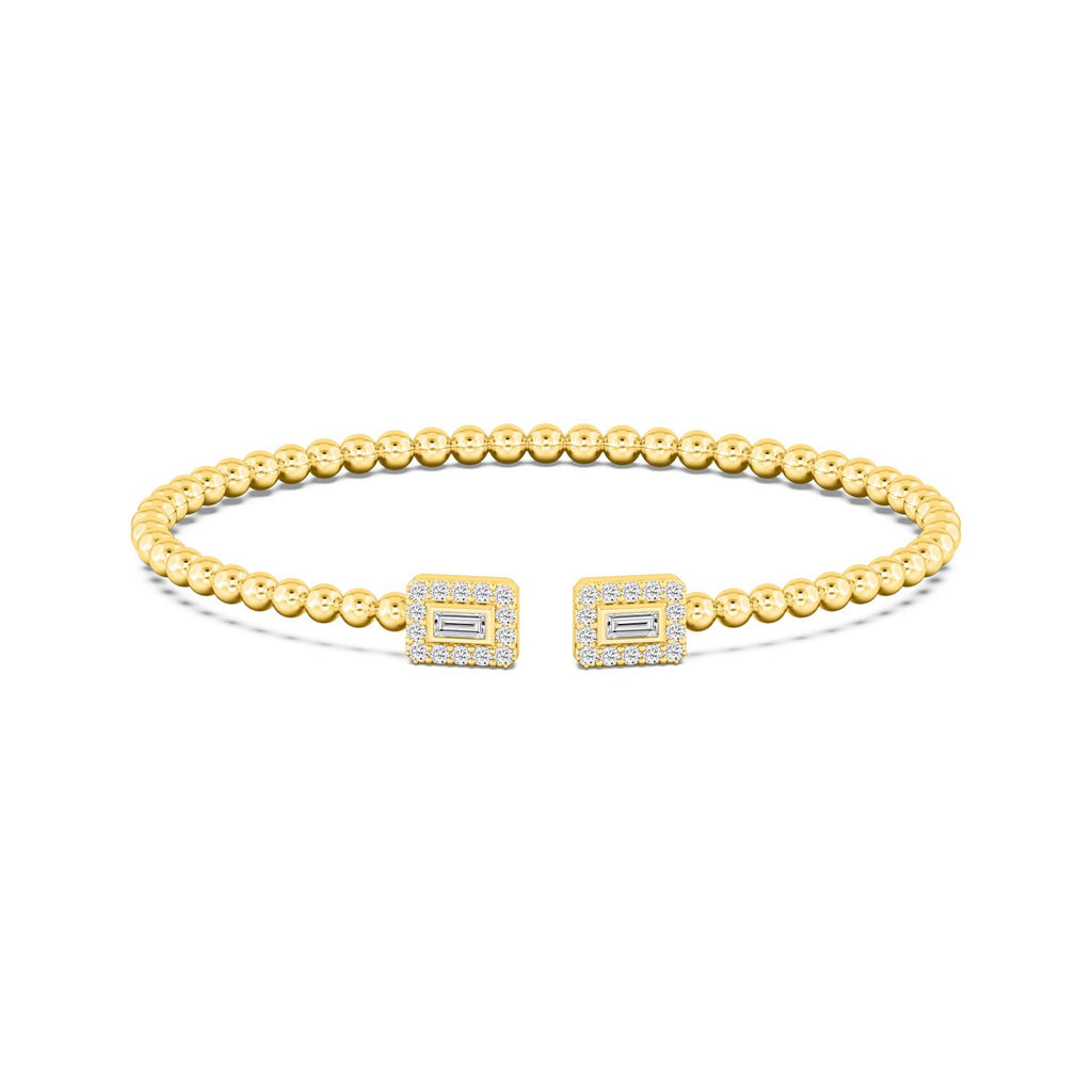 Yellow gold Diamond Bracelet · 0.54 ctw
