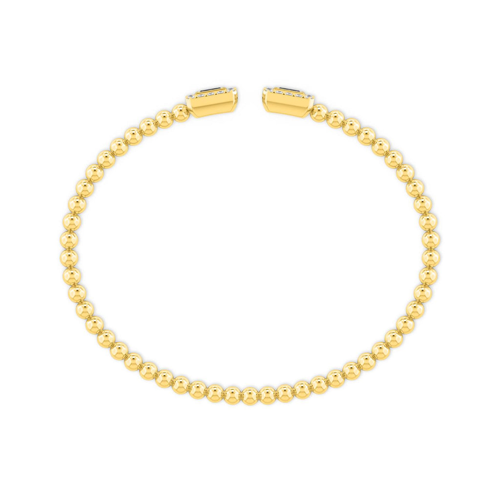Yellow gold Diamond Bracelet · 0.54 ctw