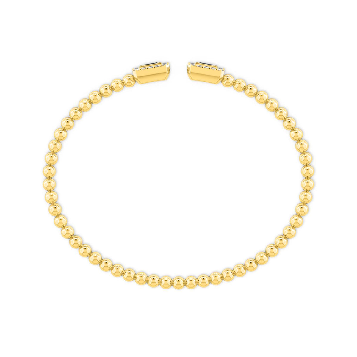 Yellow gold Diamond Bracelet · 0.54 ctw