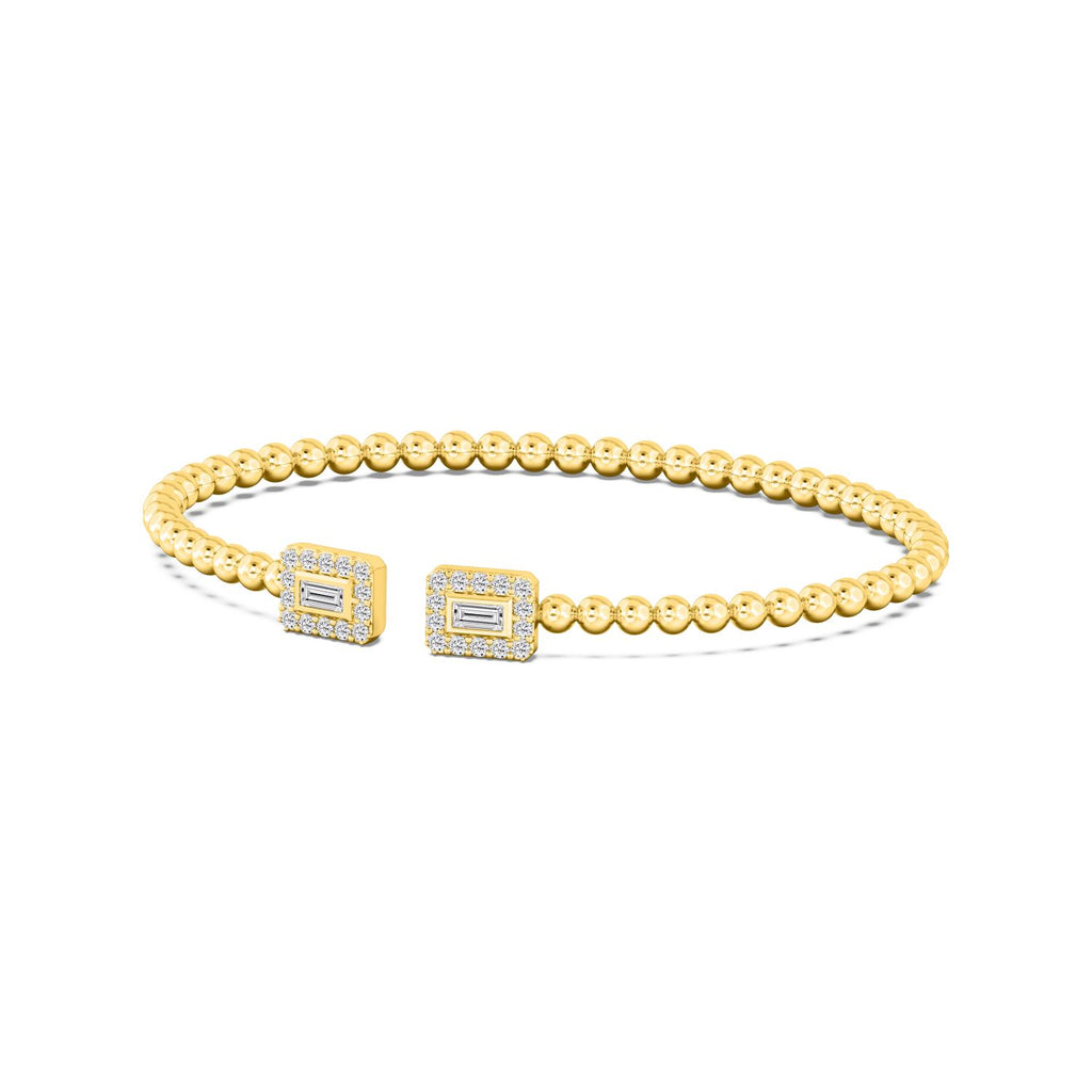 Yellow gold Diamond Bracelet · 0.54 ctw