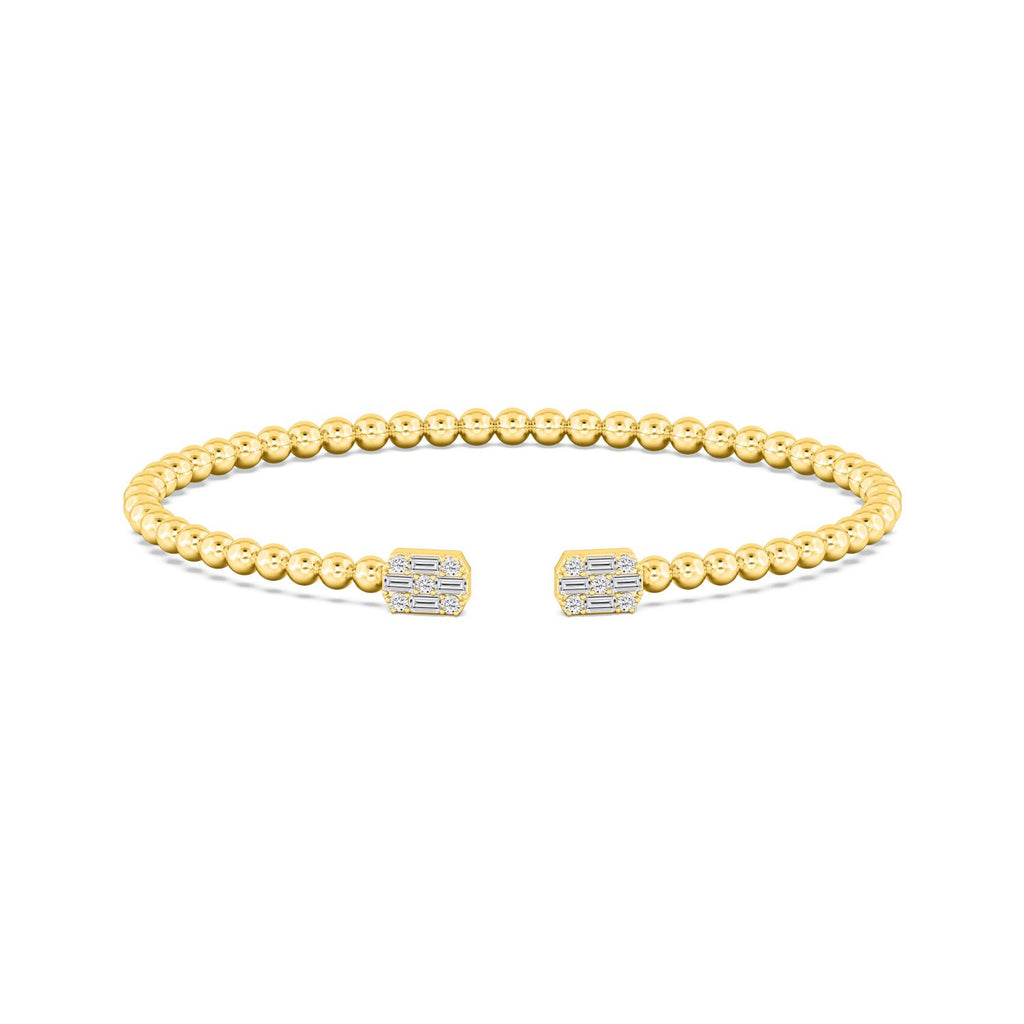 Yellow gold Diamond Bracelet · 0.4 ctw