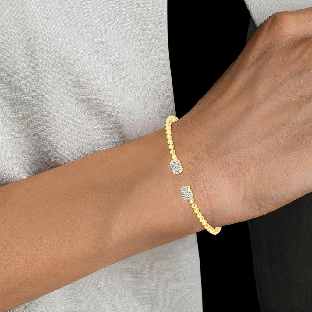 Yellow gold Diamond Bracelet · 0.4 ctw
