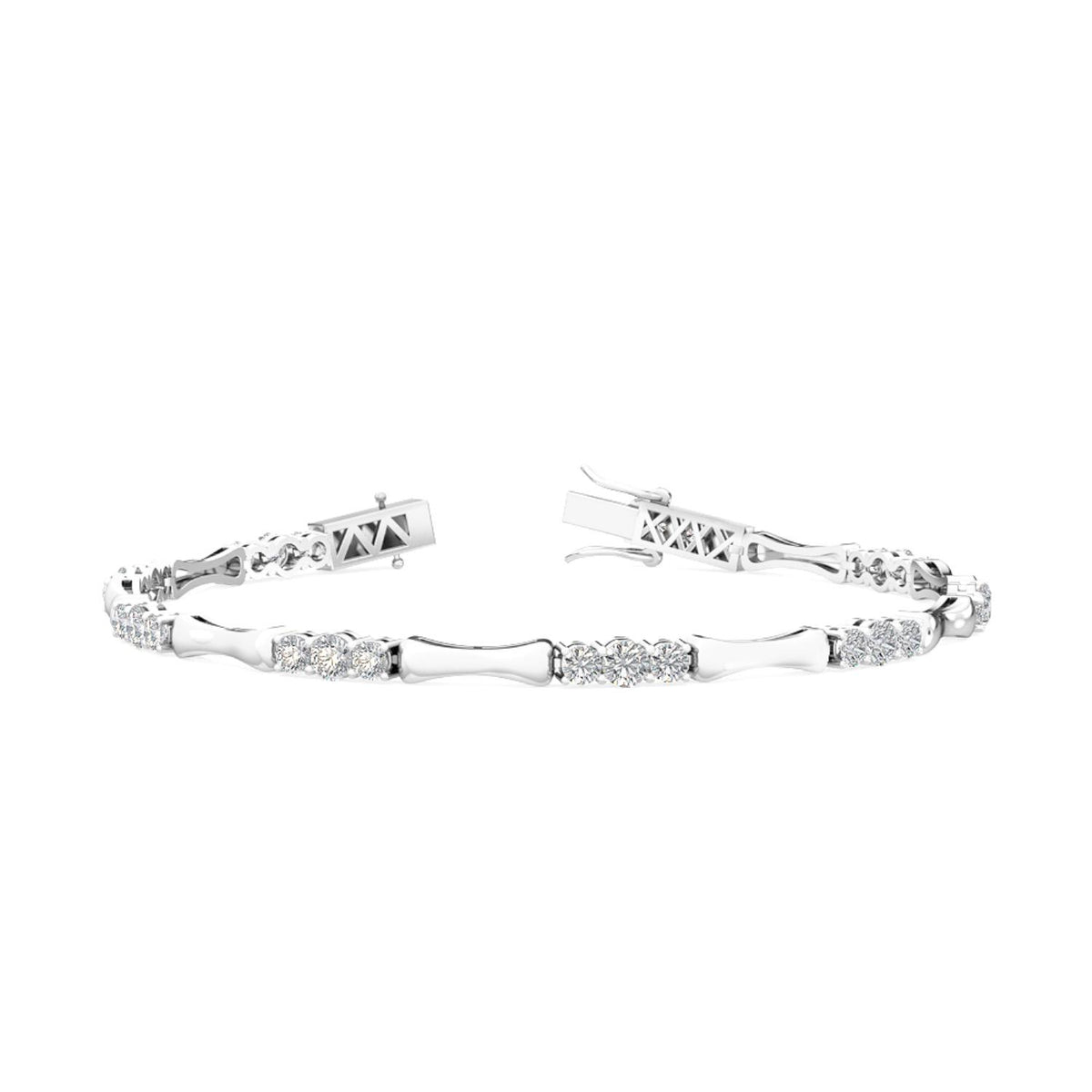 White gold Diamond Bracelet · 2.11 ctw