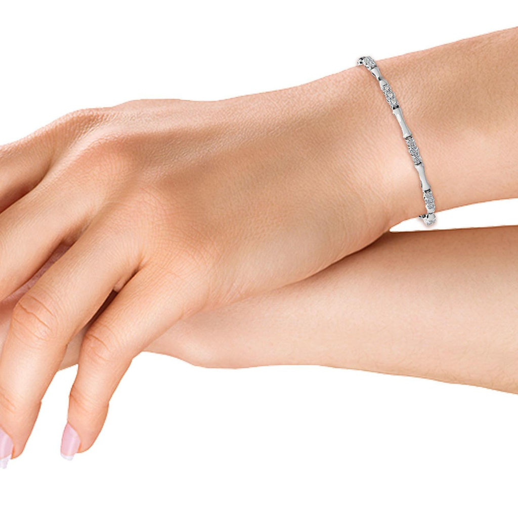White gold Diamond Bracelet · 2.11 ctw