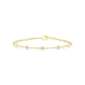 Yellow gold Diamond Bracelet · 1.12 ctw