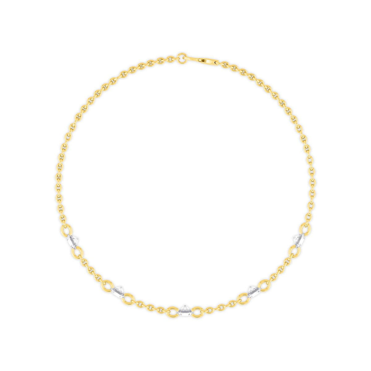 Yellow gold Diamond Bracelet · 1.12 ctw
