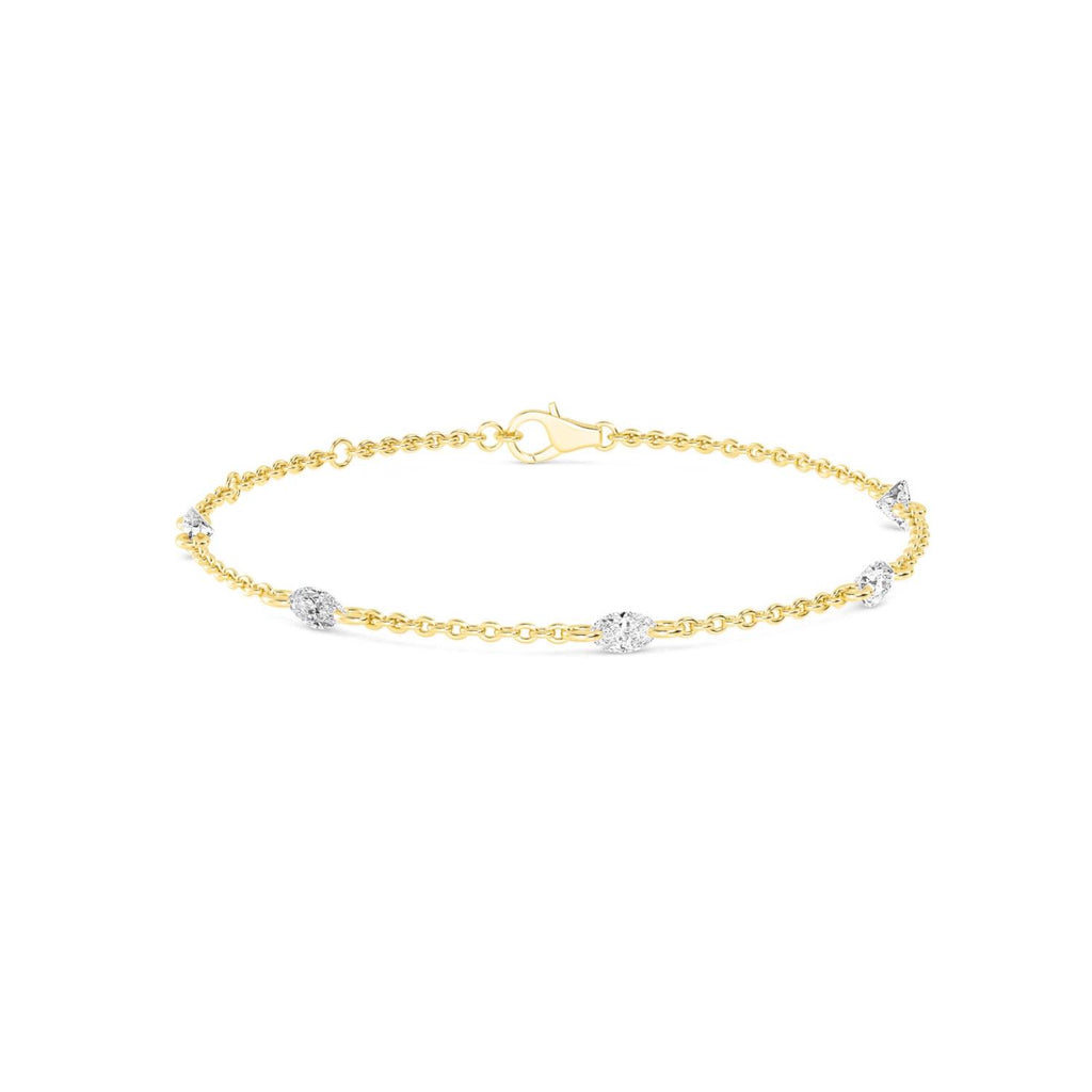 Yellow gold Diamond Bracelet · 1.06 ctw