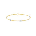 Yellow gold Diamond Bracelet · 1.06 ctw
